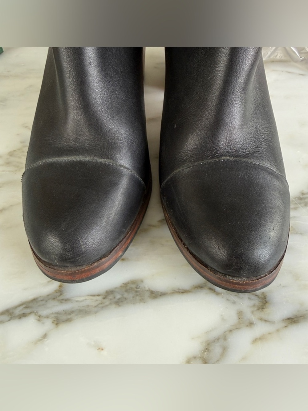 Wolverine Women's 1000 Mile Samantha Pleet Boots 11B Black And Blue - Picture 5 of 7